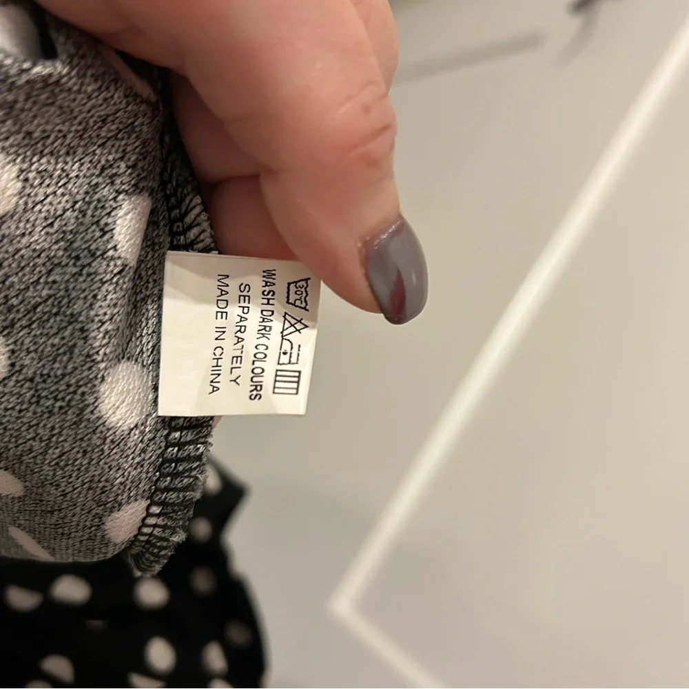 Red and Black Polka Dot Kids Dress - Picture 5 of 8